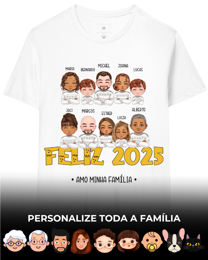 Minha Família no Ano Novo (Até 10 Pessoas)