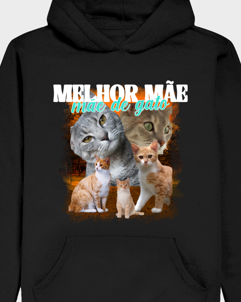 Melhor Mãe de Gato - Moletom