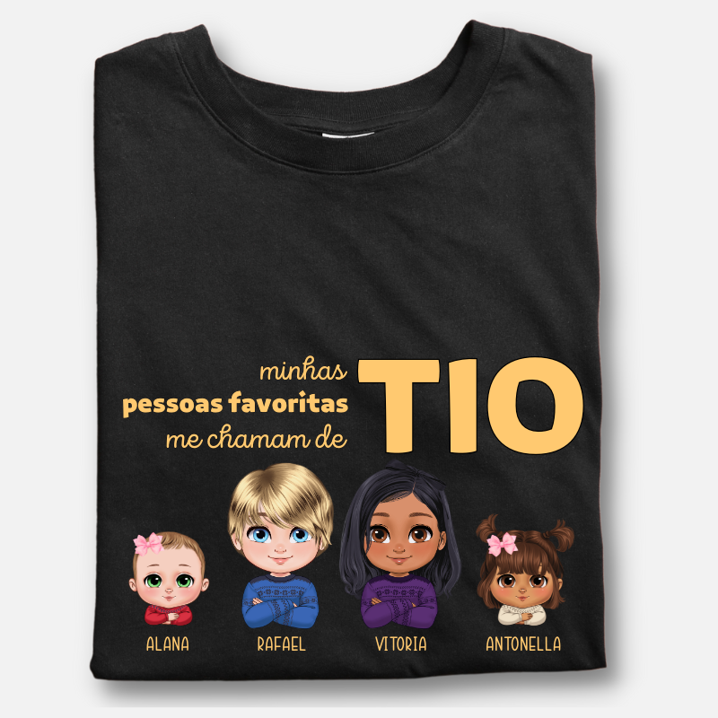 Minhas pessoas favoritas me chamam de Pai - Camiseta