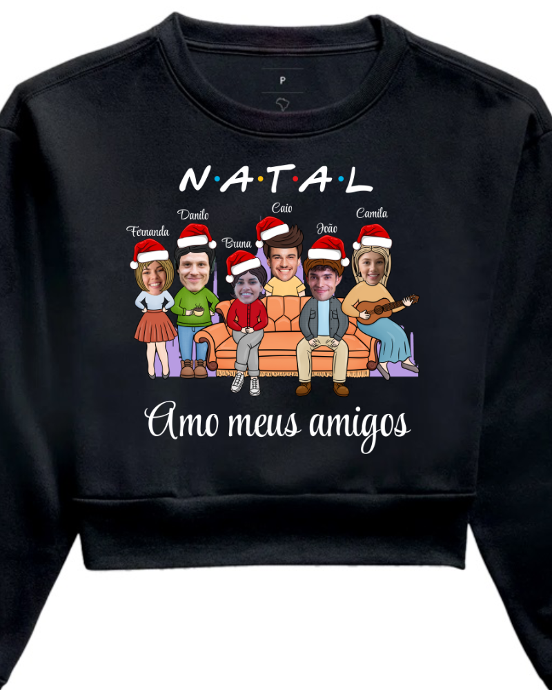 Natal com Friends - Moletom