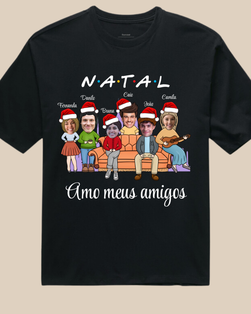 Natal com Friends - Oversized