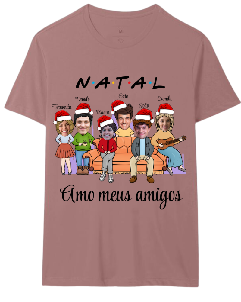 Natal com Friends (Cores Claras)