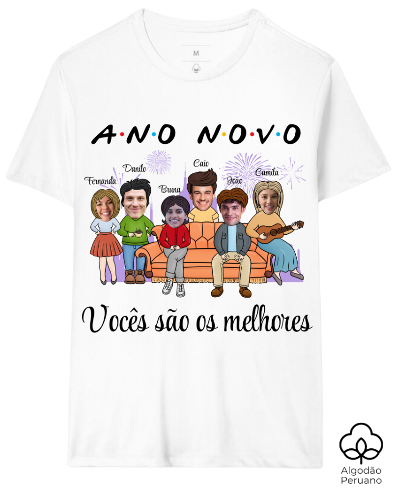 Ano Novo com Friends - Algodão Peruano