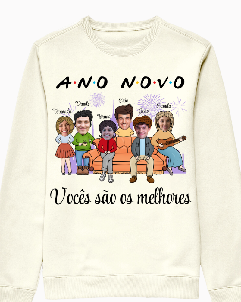 Ano Novo com Friends - Moletom