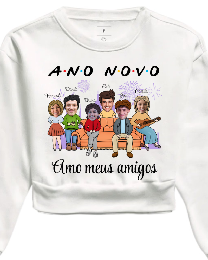 Ano Novo com Friends - Moletom