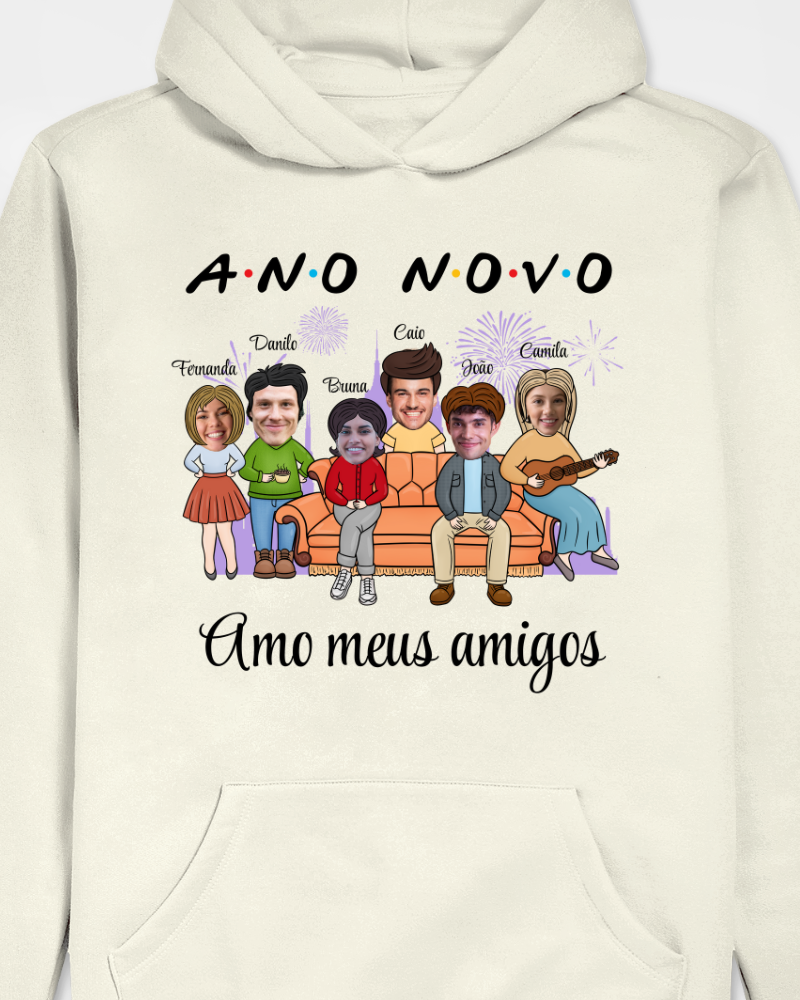 Ano Novo com Friends - Moletom