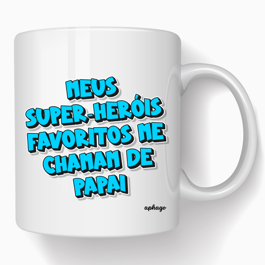 Caneca Meus Heróis Favoritos