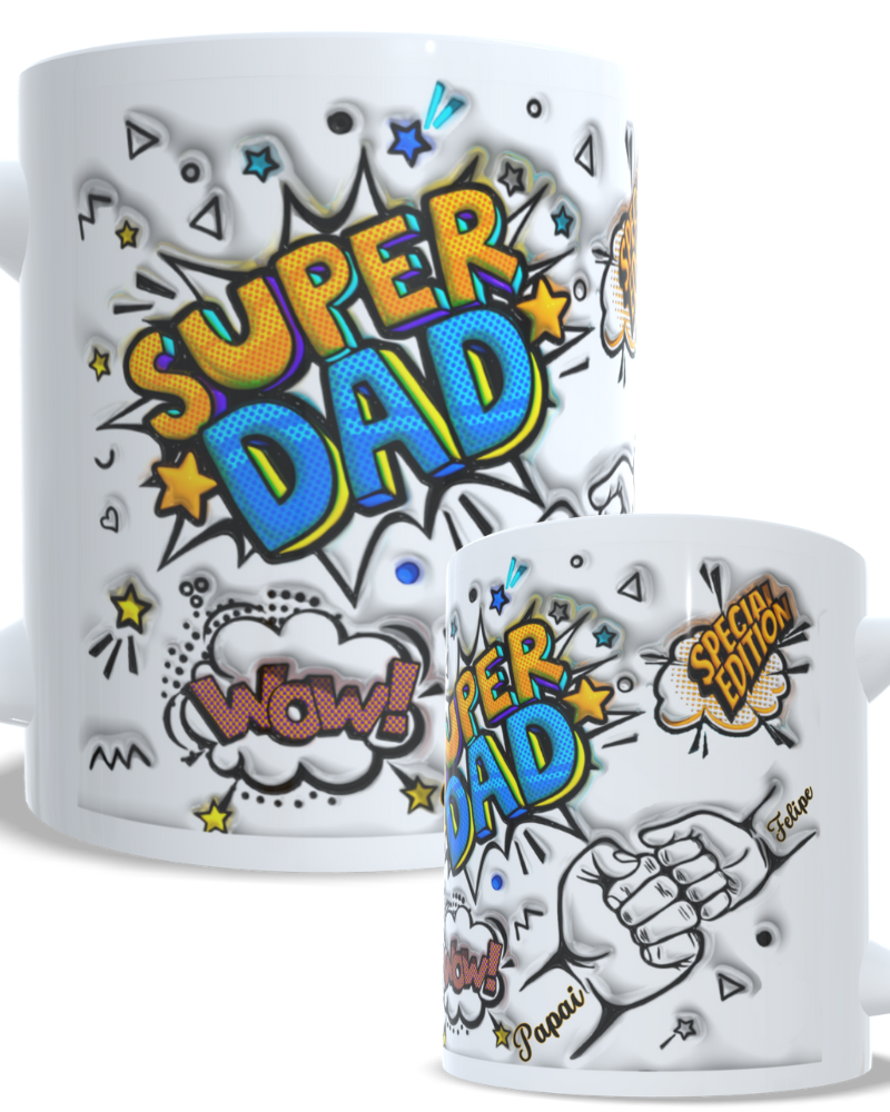 Caneca Super Dad