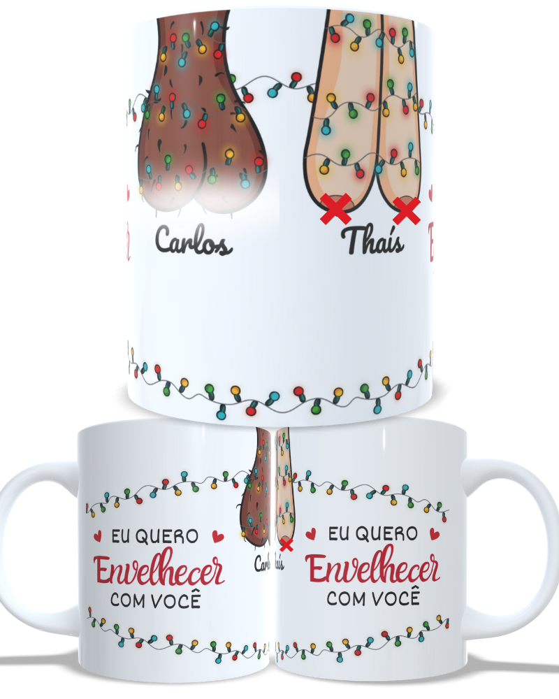 Envelhecendo Juntos Natal - Caneca