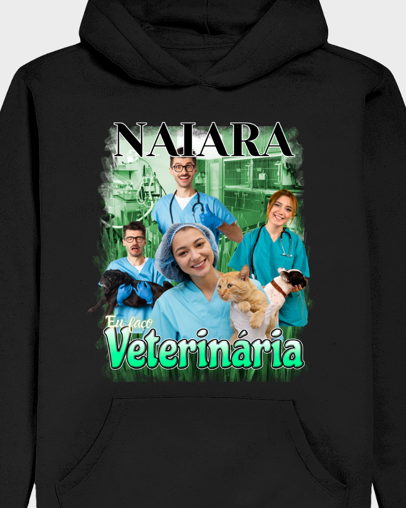 Eu Faço Veterinária - Moletom