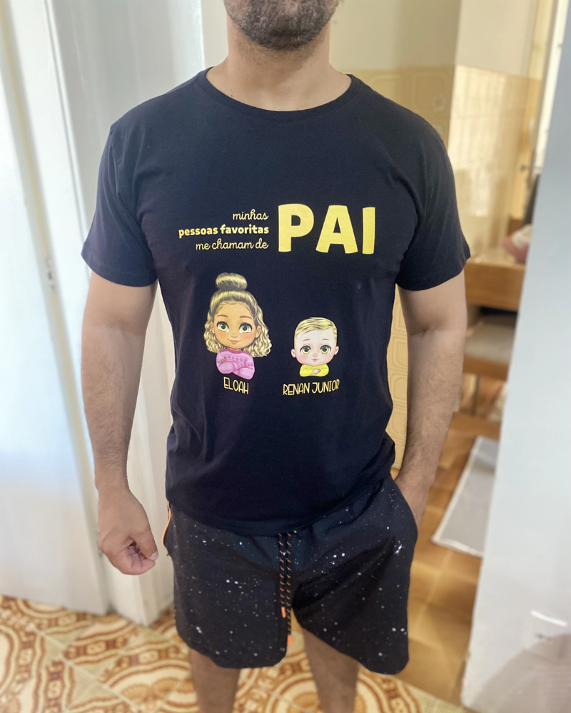 Minhas pessoas favoritas me chamam de Pai - Camiseta