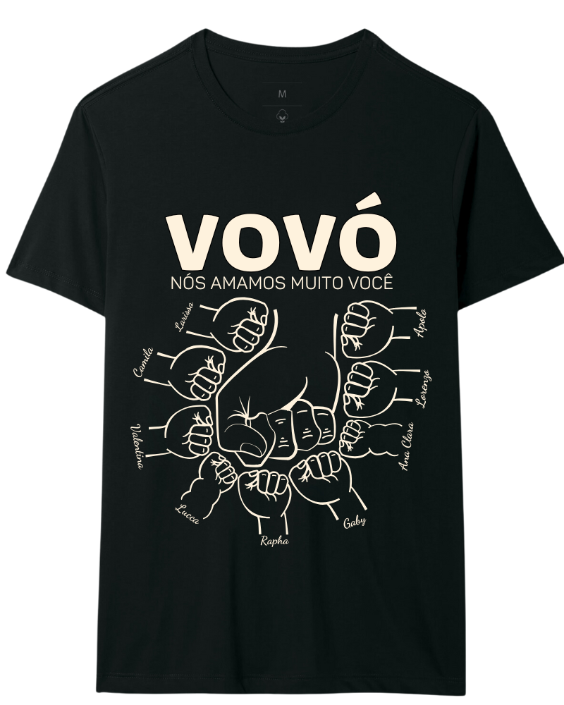 Vovô, nós amamos muito você! - Camiseta