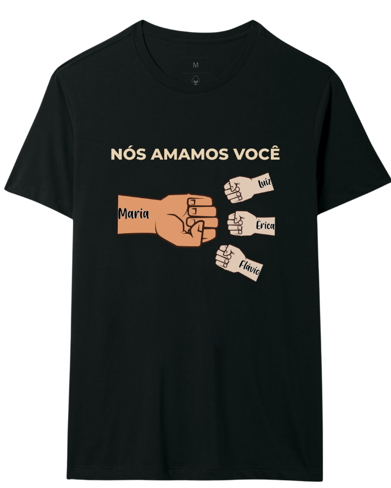 Tudo por vocês, juntos sempre - Camiseta