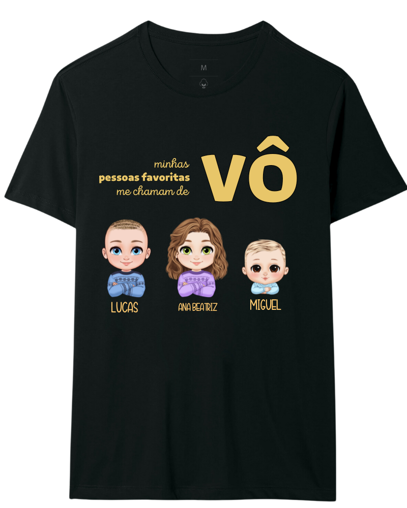 Minhas pessoas favoritas me chamam de Vô - Camiseta