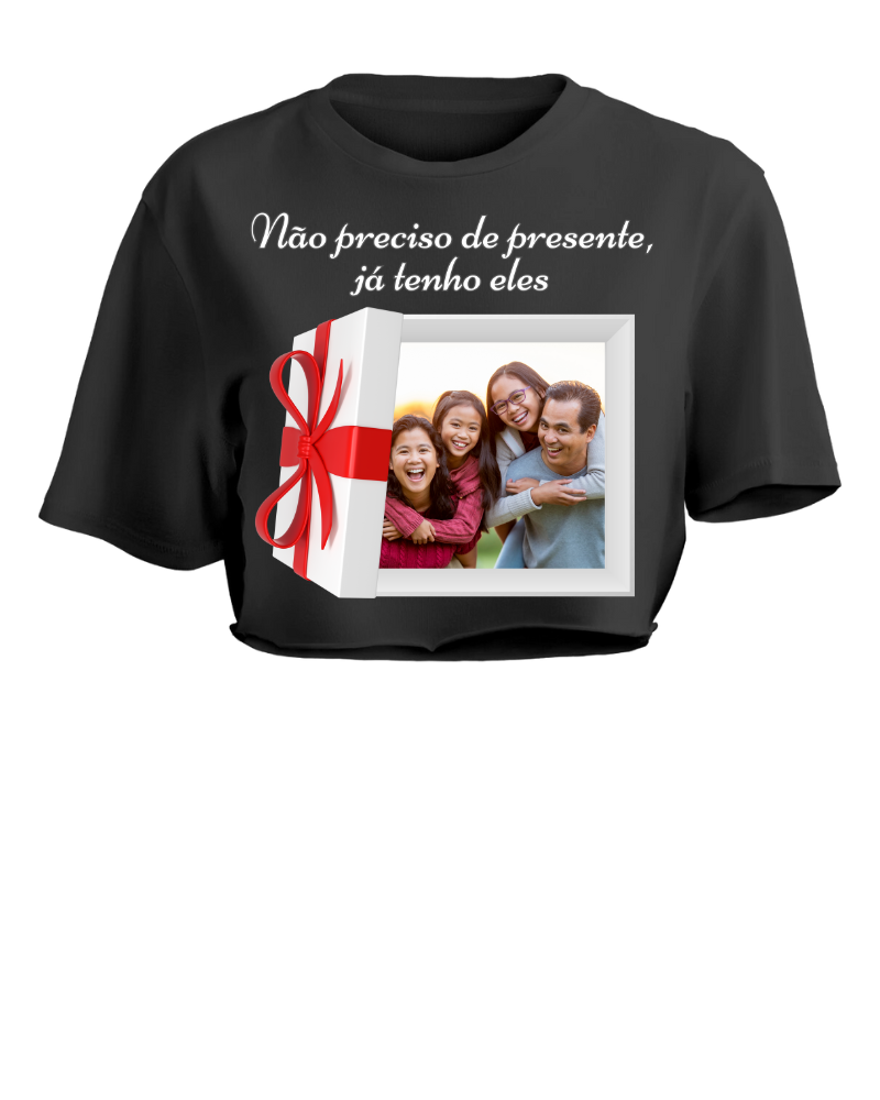 O Melhor Presente - Cropped e Regata