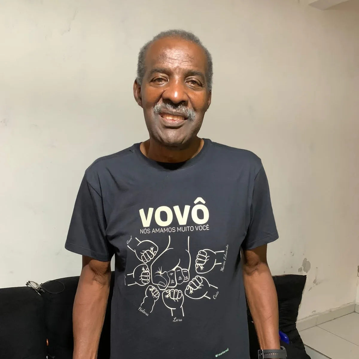 Vovô, nós amamos muito você! - Camiseta