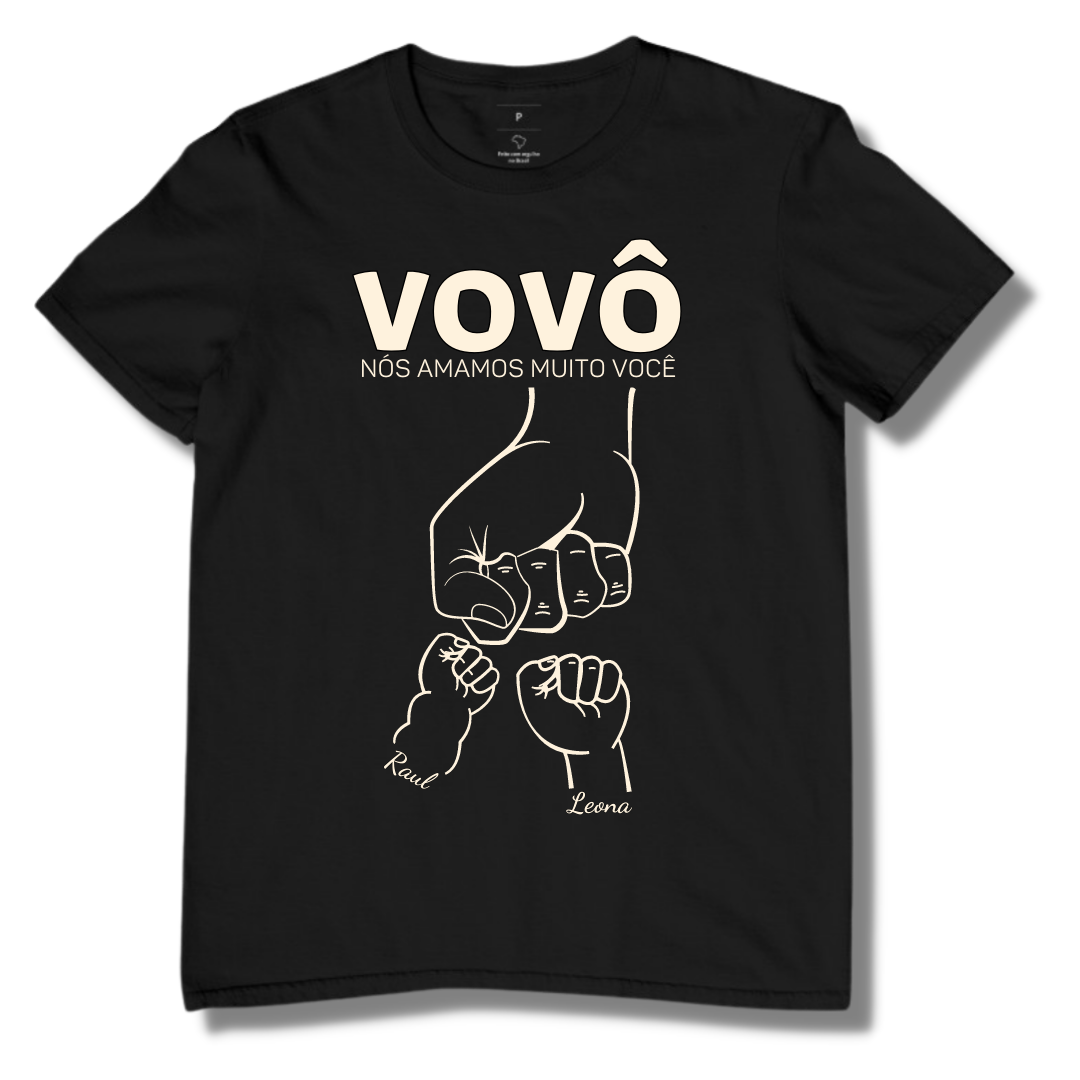 Vovô, nós amamos muito você! - Camiseta