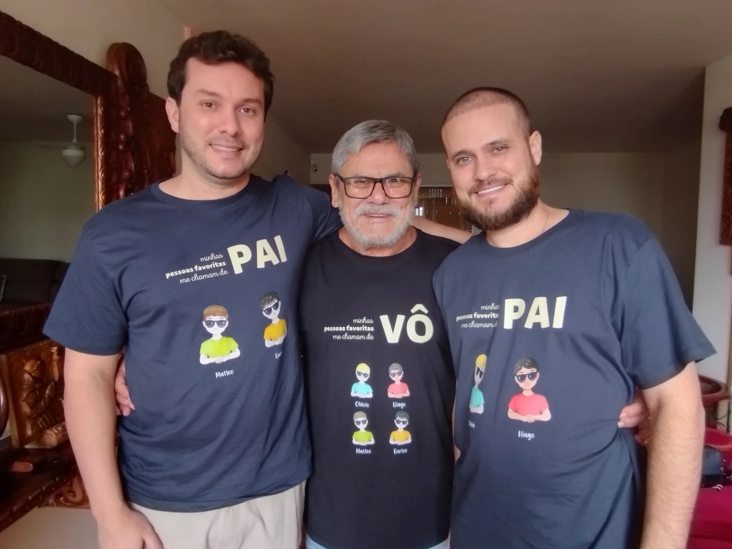 Minhas pessoas favoritas me chamam de Pai - Camiseta